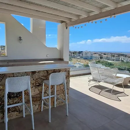 Kyklamino - Unique With Stunning Seaview Vila Klorakas