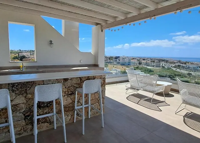 Kyklamino - Unique With Stunning Seaview Villa Klorakas